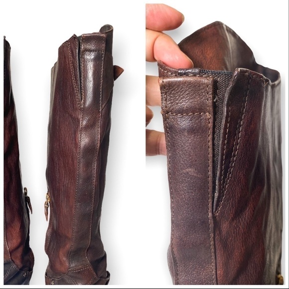 Rag & Bone Abbey  distressed brown riding boots Size 40EU - Picture 13 of 15